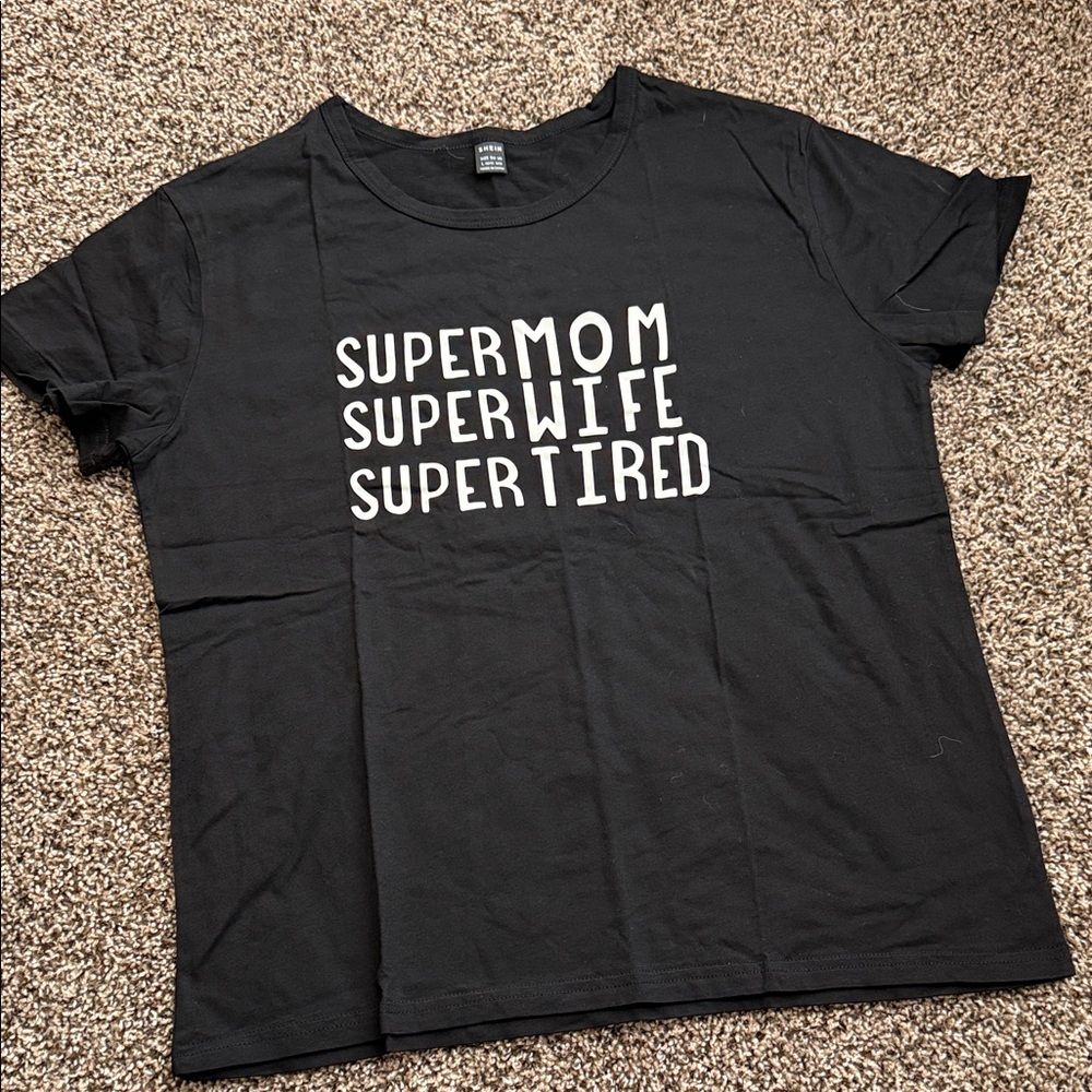 SHEIN Black Tee